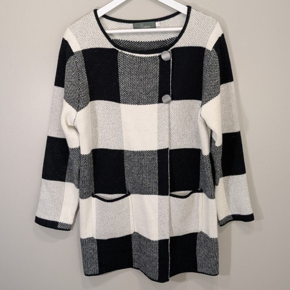 Willow Sweater Jacket Tunic Cardigan Coat Academia Lounge Chic - Size L